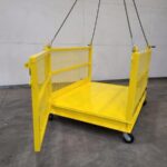 Material platform with opened gated and platform