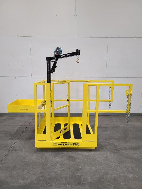 Forklift Man Basket from the side
