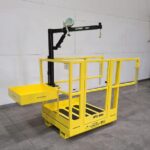 Forklift Man Basket viewed from behind