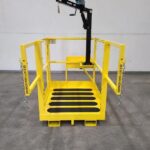 Forklift Man Basket viewed from the front