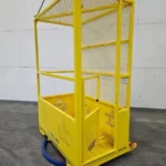 Crane-Suspended & Forklift-Hoisted Personnel Platform - Front View